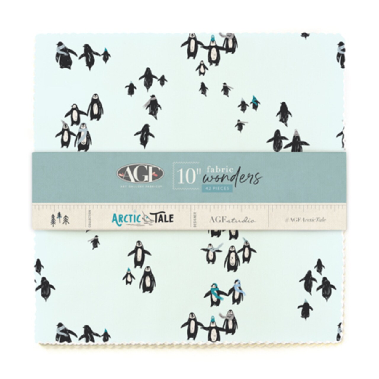 Capsules Arctic Tale 10" Square Pack (Layer Cake) by Art Gallery (10WCAPAT)